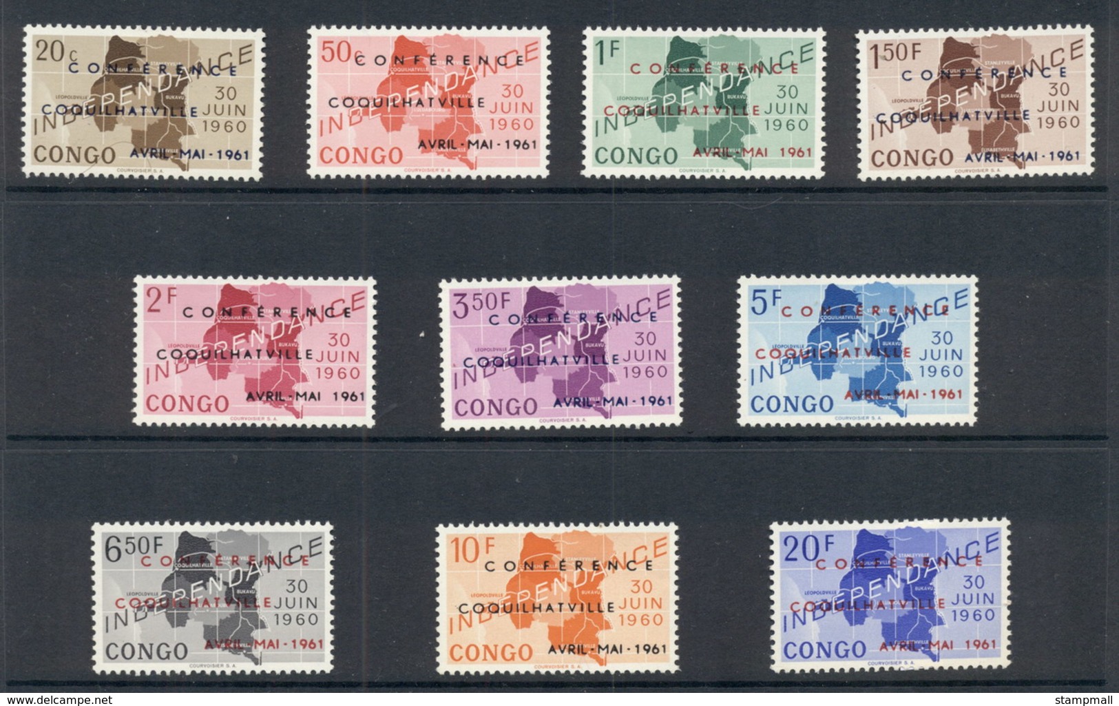 Congo DR 1961 Independence Opt Conference Coquilhatville MLH - Other & Unclassified