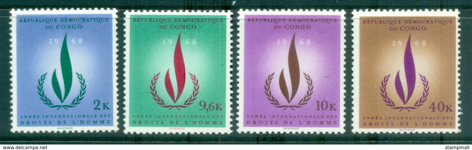 Congo DR 1968 Intl. Human Rights MUH - Other & Unclassified