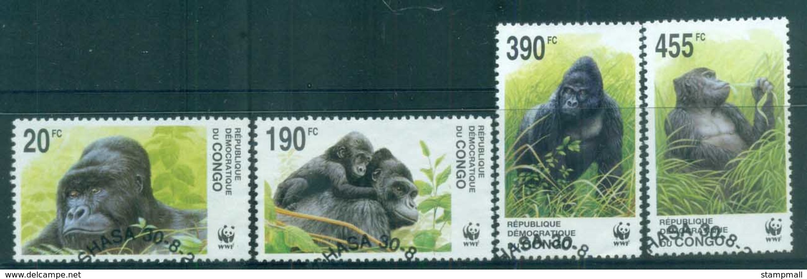 Congo DR 2002 WWF Grauer's Gorilla FU - Other & Unclassified