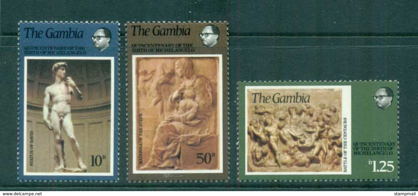 Gambia 1975 Michaelangelo MUH Lot73084 - Gambia (1965-...)