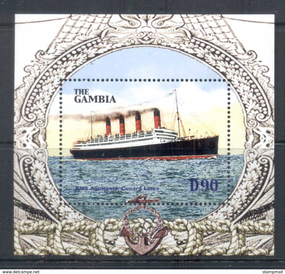 Gambia 2004 Ocean Liners, Ships MS MUH - Gambia (1965-...)