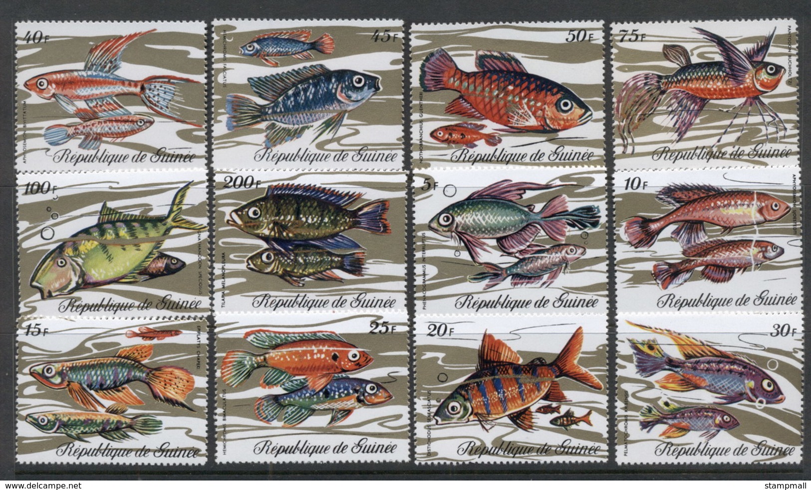 Guinee 1971 Marine Life Fish MUH - Guinea (1958-...)