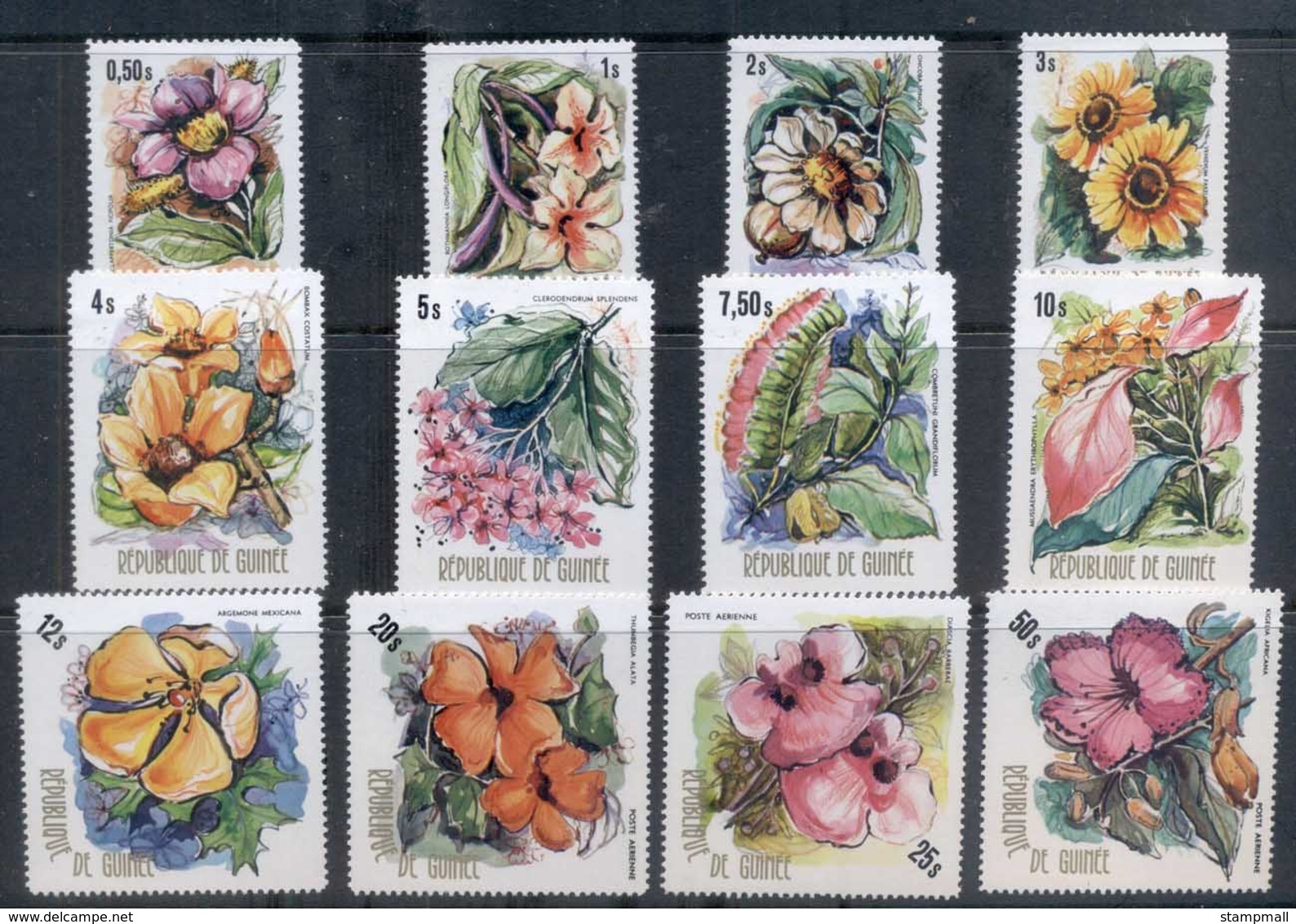 Guinee 1974 Flowers MUH - Guinea (1958-...)