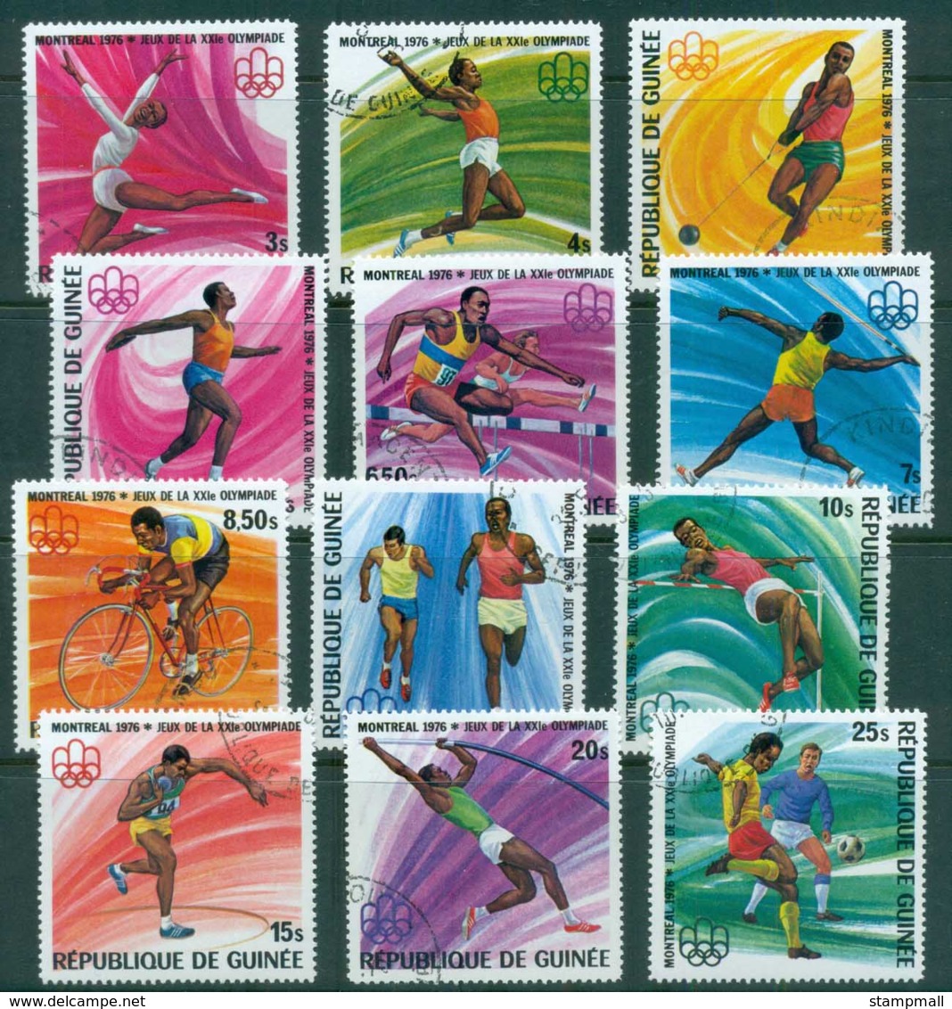 Guinee 1976 Summer Olympics, Montreal CTO - República De Guinea (1958-...)
