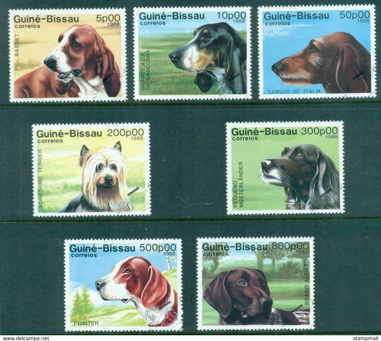 Guinea Bissau 1988 Dogs CTO - Guinea-Bissau