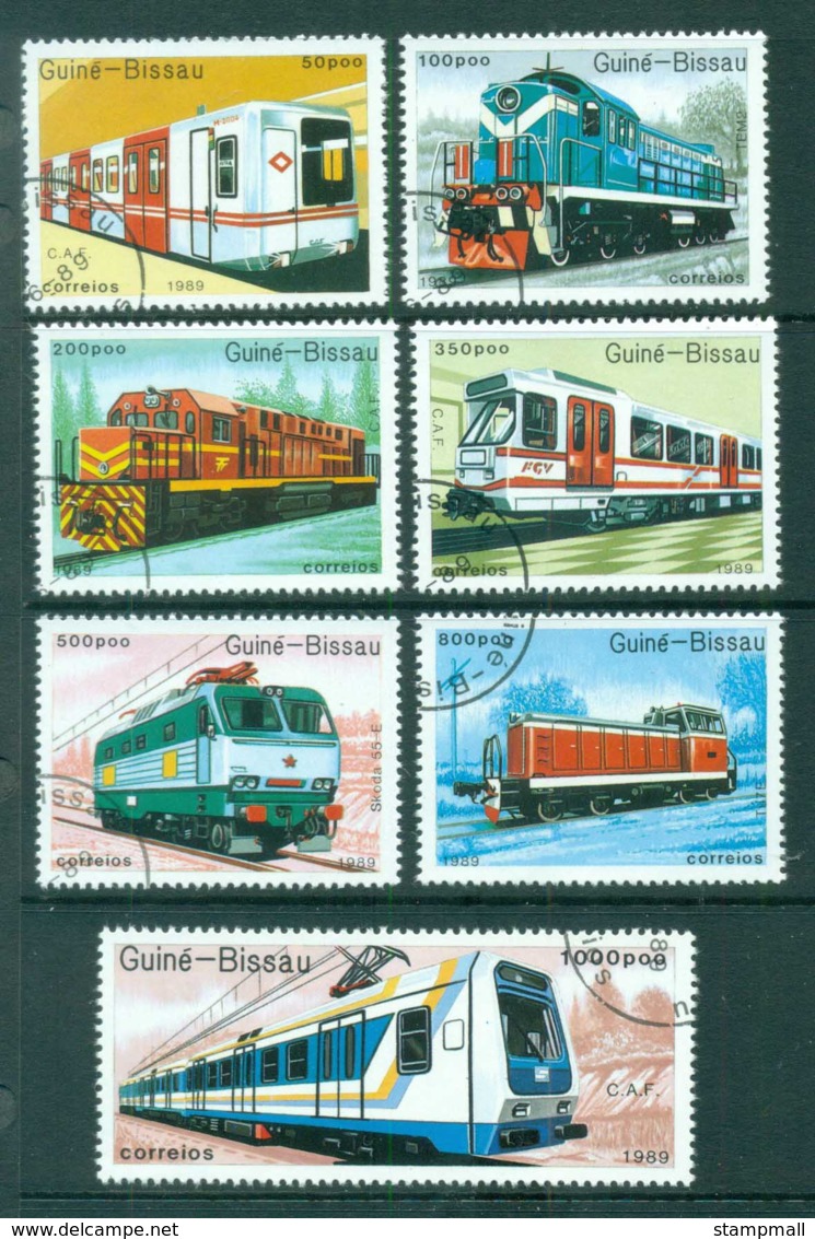 Guinea Bissau 1989 Trains CTO - Guinea-Bissau