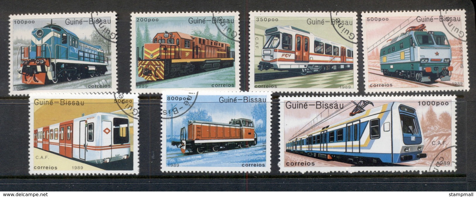 Guinea Bissau 1989 Trains CTO - Guinea-Bissau