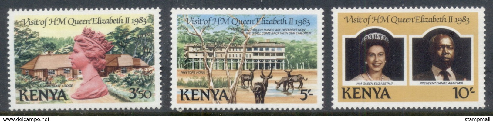 Kenya 1983 Royal Visit MUH - Kenya (1963-...)