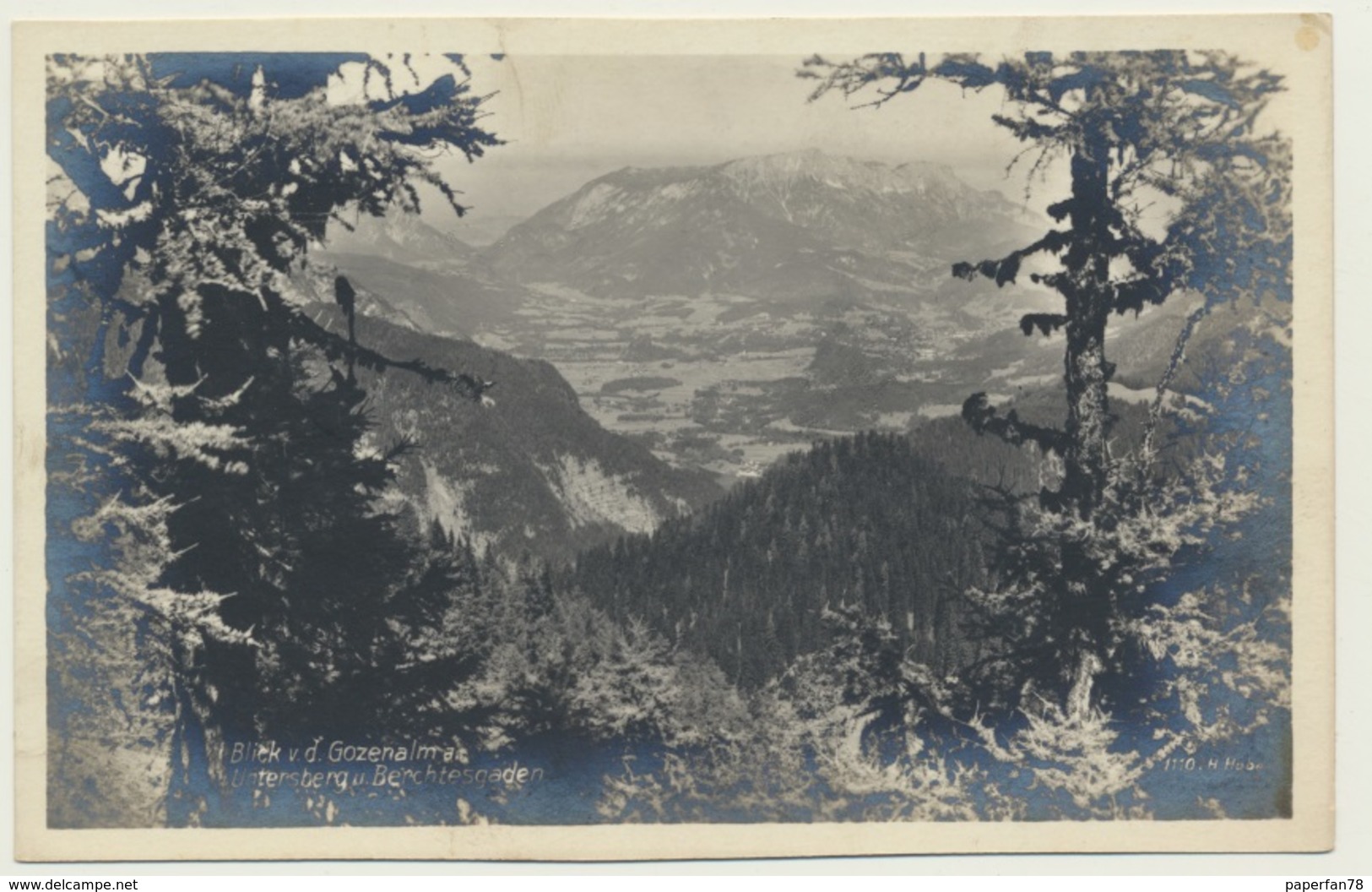 AK 0918287 Blick Von Gotzenalm Auf Untersberg Und Berchtesgaden  - U - Berchtesgaden