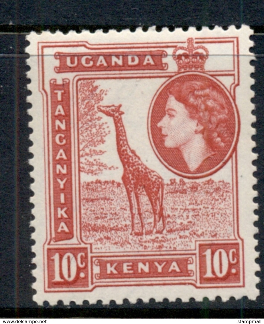 KUT 1954-59 QEII Pictorial, 10c Giraffe MUH - Kenya (1963-...)