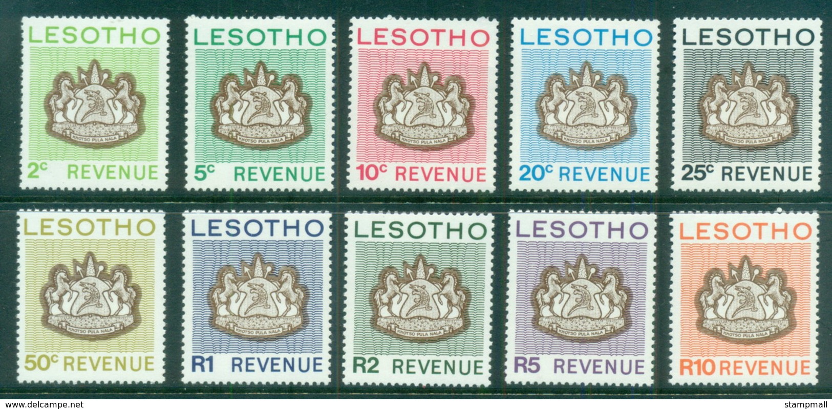 Lesotho 1967 Revenues MUH - Lesotho (1966-...)