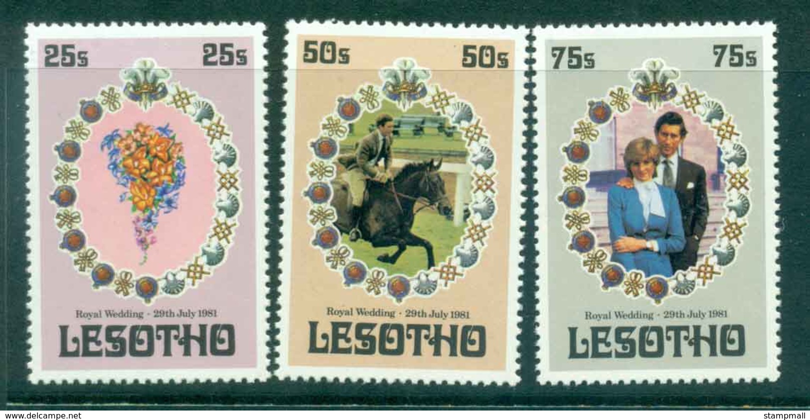 Lesotho 1981 Charles & Diana Wedding MUH Lot45073 - Lesotho (1966-...)