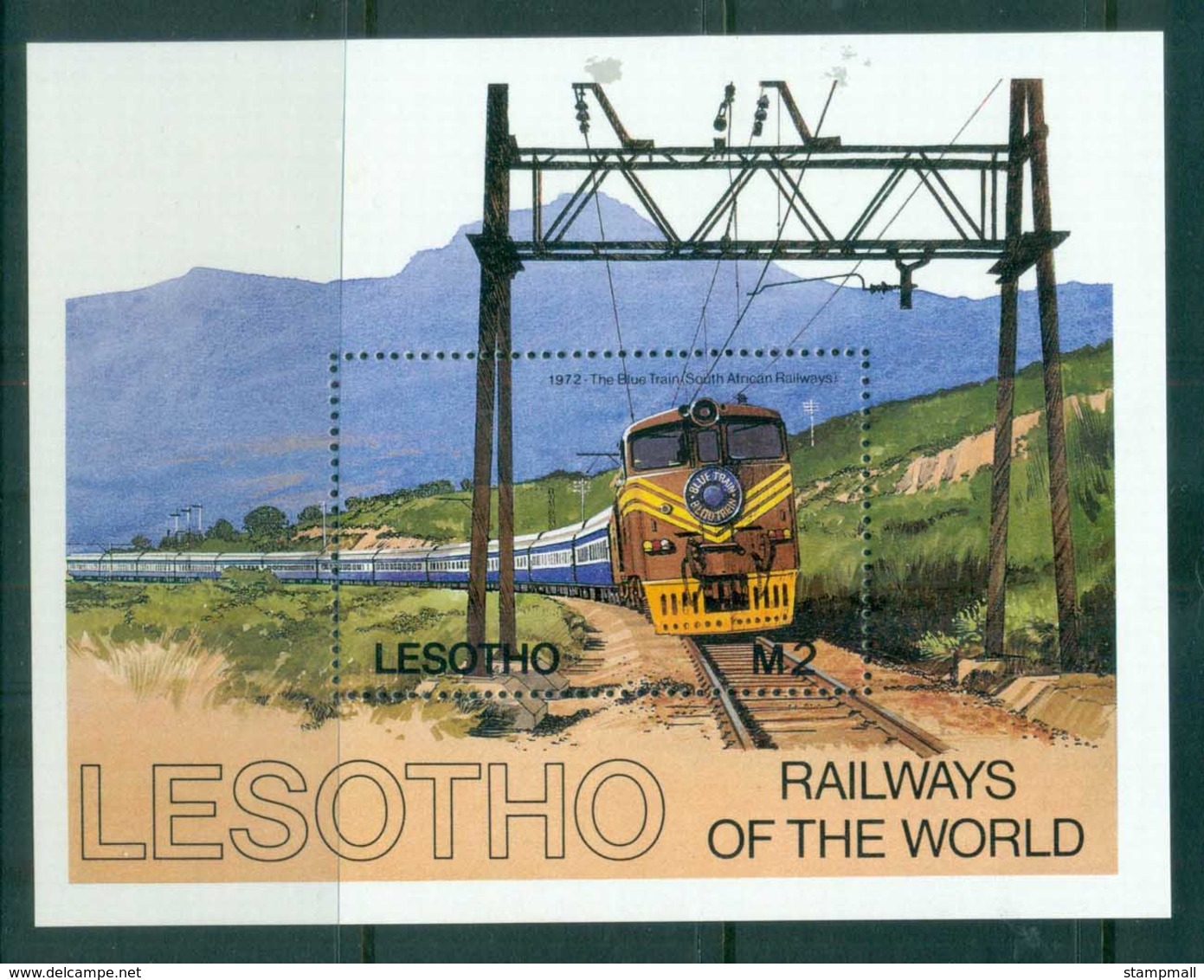 Lesotho 1984 Train MS MUH - Lesotho (1966-...)