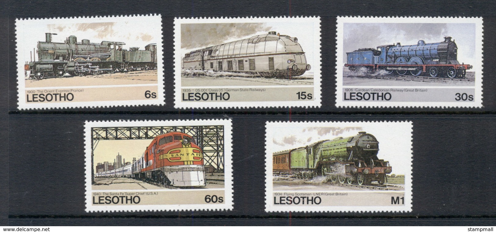 Lesotho 1984 Trains MUH - Lesotho (1966-...)