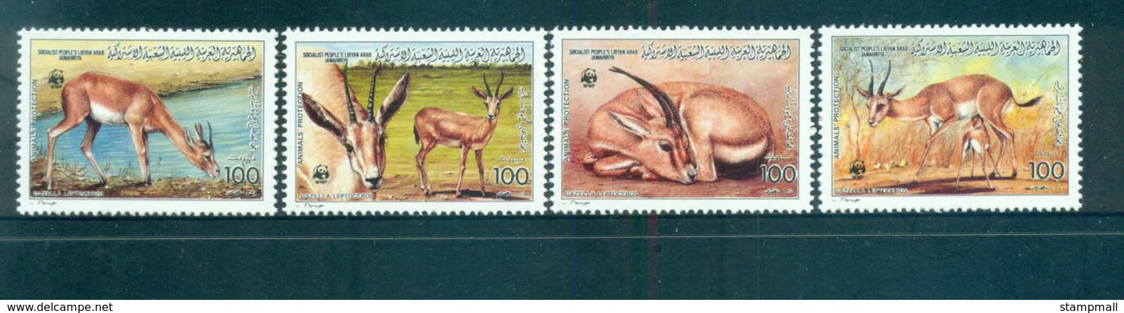 Libya 1987 WWF Slender Horned Gazelle MUH Lot64063 - Libya