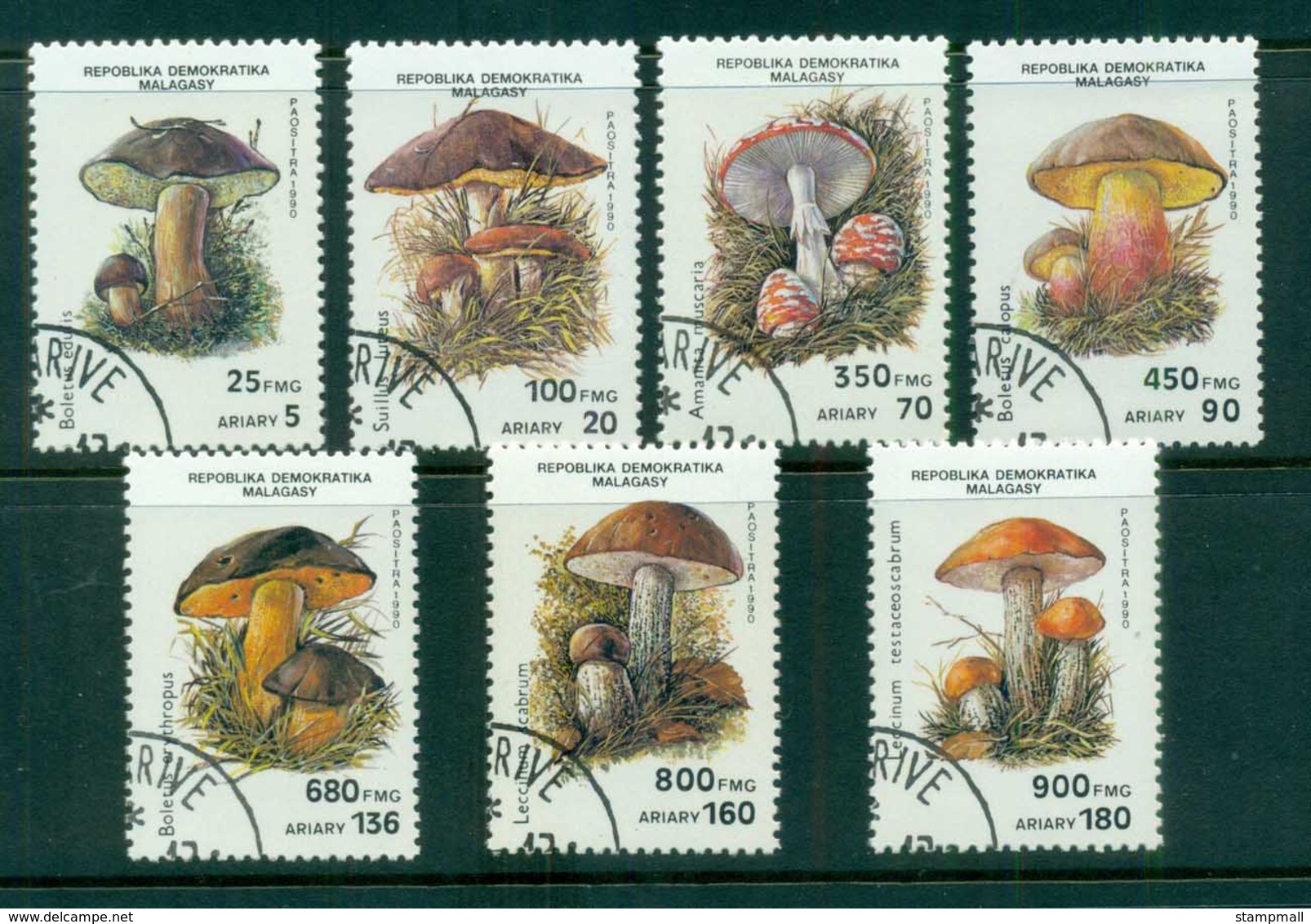 Madagascar 1991 Funghi, Mushrooms CTO - Madagascar (1960-...)