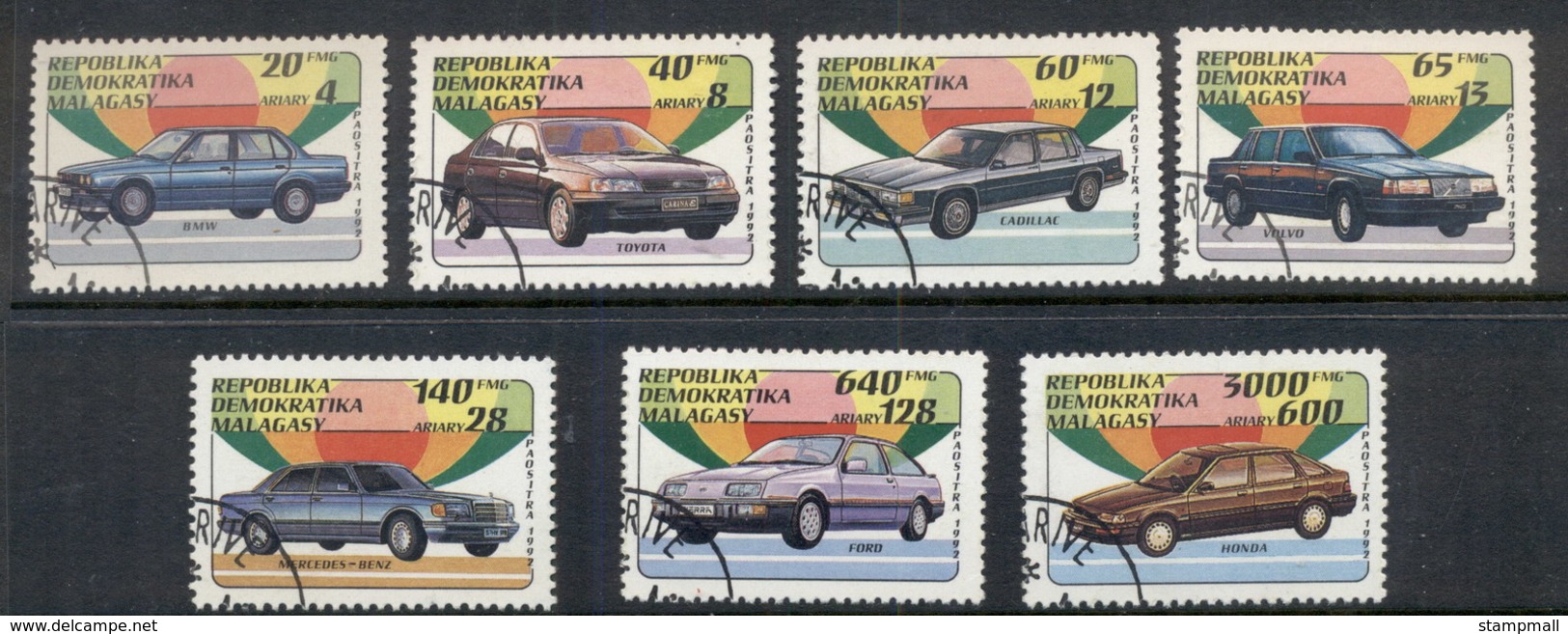 Madagascar 1993 Cars CTO - Madagascar (1960-...)