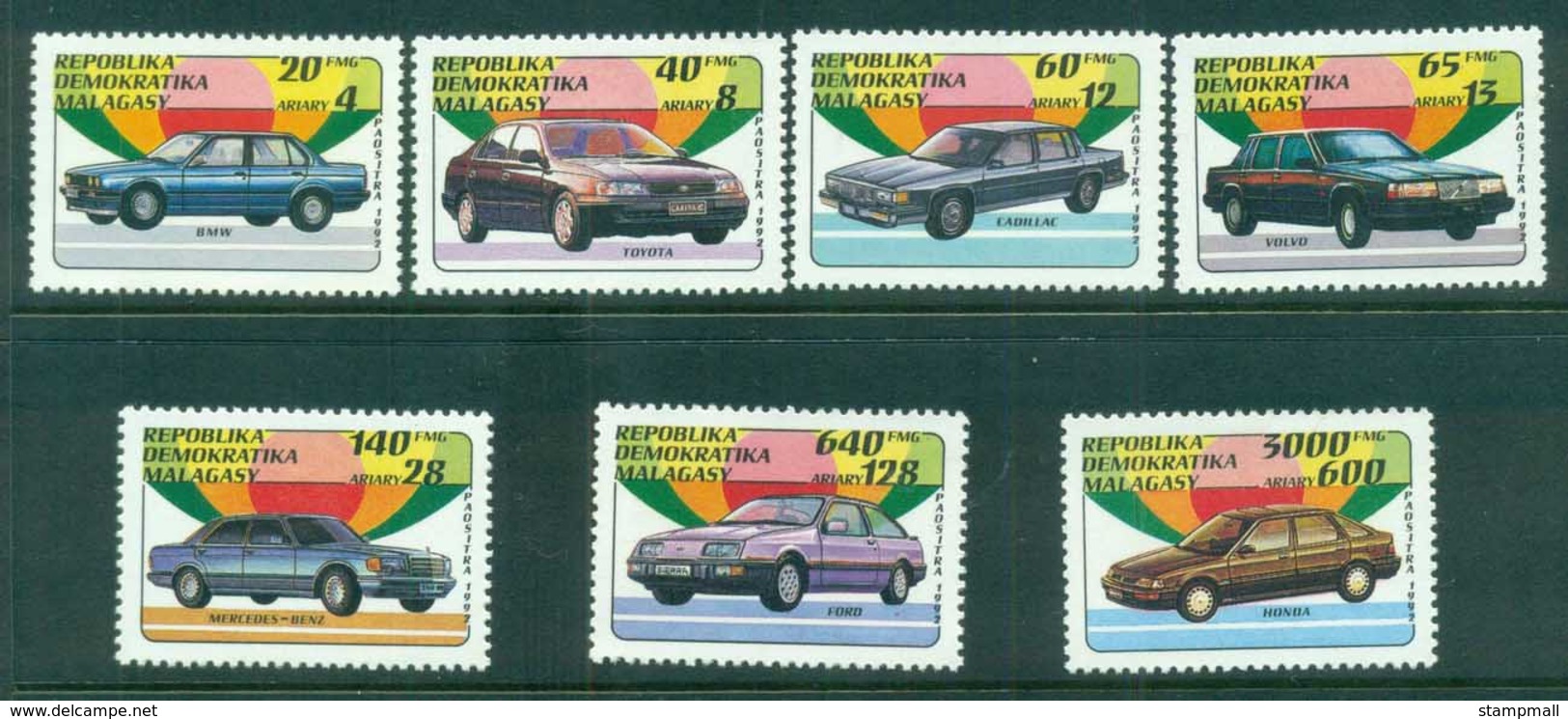 Madagascar 1993 Cars MUH - Madagascar (1960-...)