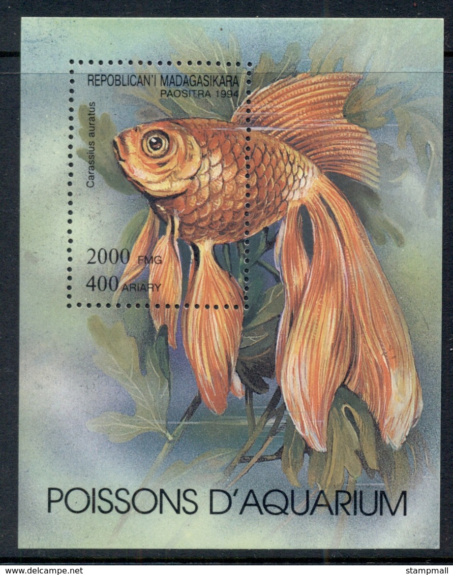 Madagascar 1994 Goldfish MS MUH - Madagascar (1960-...)