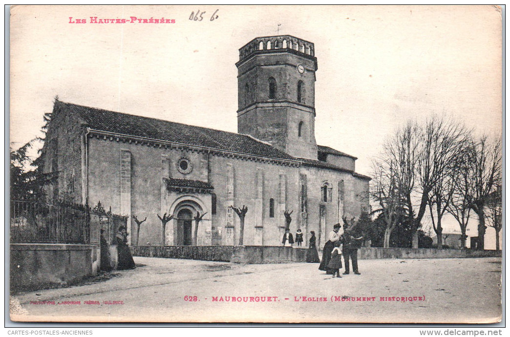 65 MAUBOURGUET - L'église Vue D'ensemble - Maubourguet