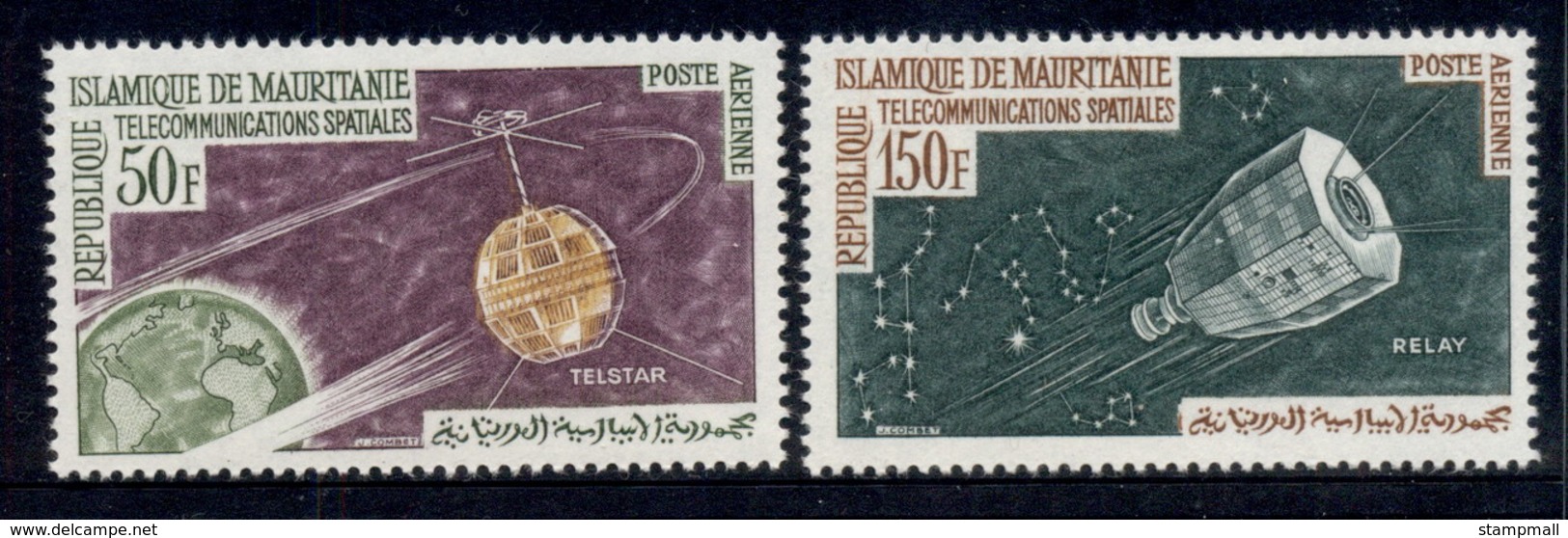 Mauritania 1963 Communication Through Space Saatellites MLH - Mauritanie (1960-...)