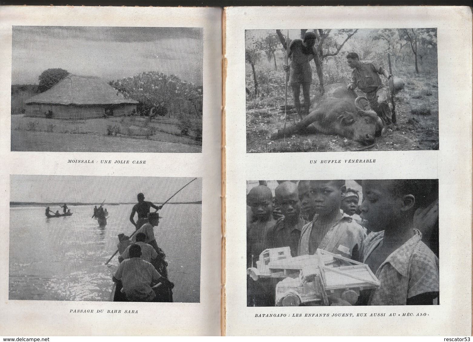 Rare Livre Grandes Chasses En Afrique Centrale Par Mahuzier Albert 1947 - Chasse/Pêche