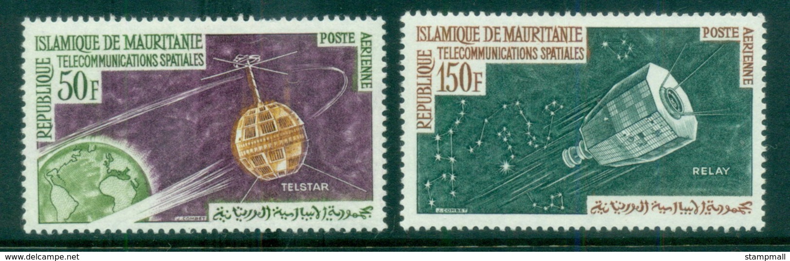 Mauritania 1963 Space Communication, Satellite MUH - Mauritania (1960-...)
