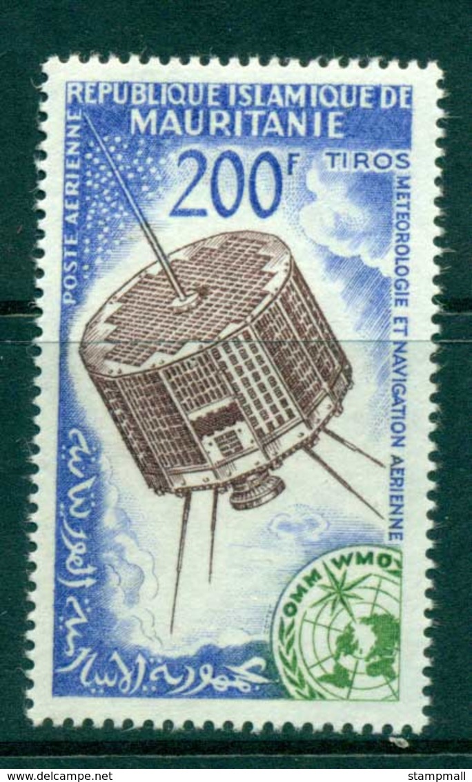 Mauritania 1963 Space Satellite Meterology MUH Lot41685 - Mauritania (1960-...)