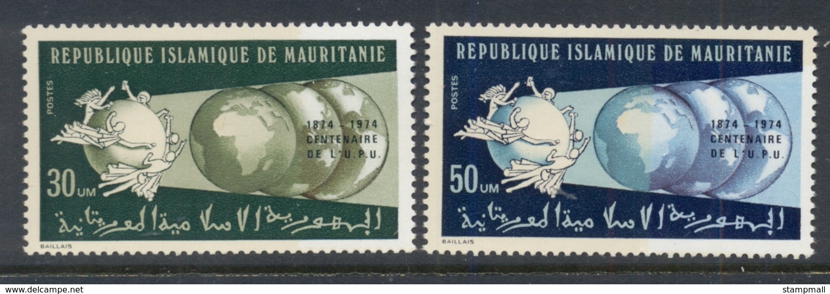 Mauritania 1974 UPU Centenary MUH - Mauritanie (1960-...)