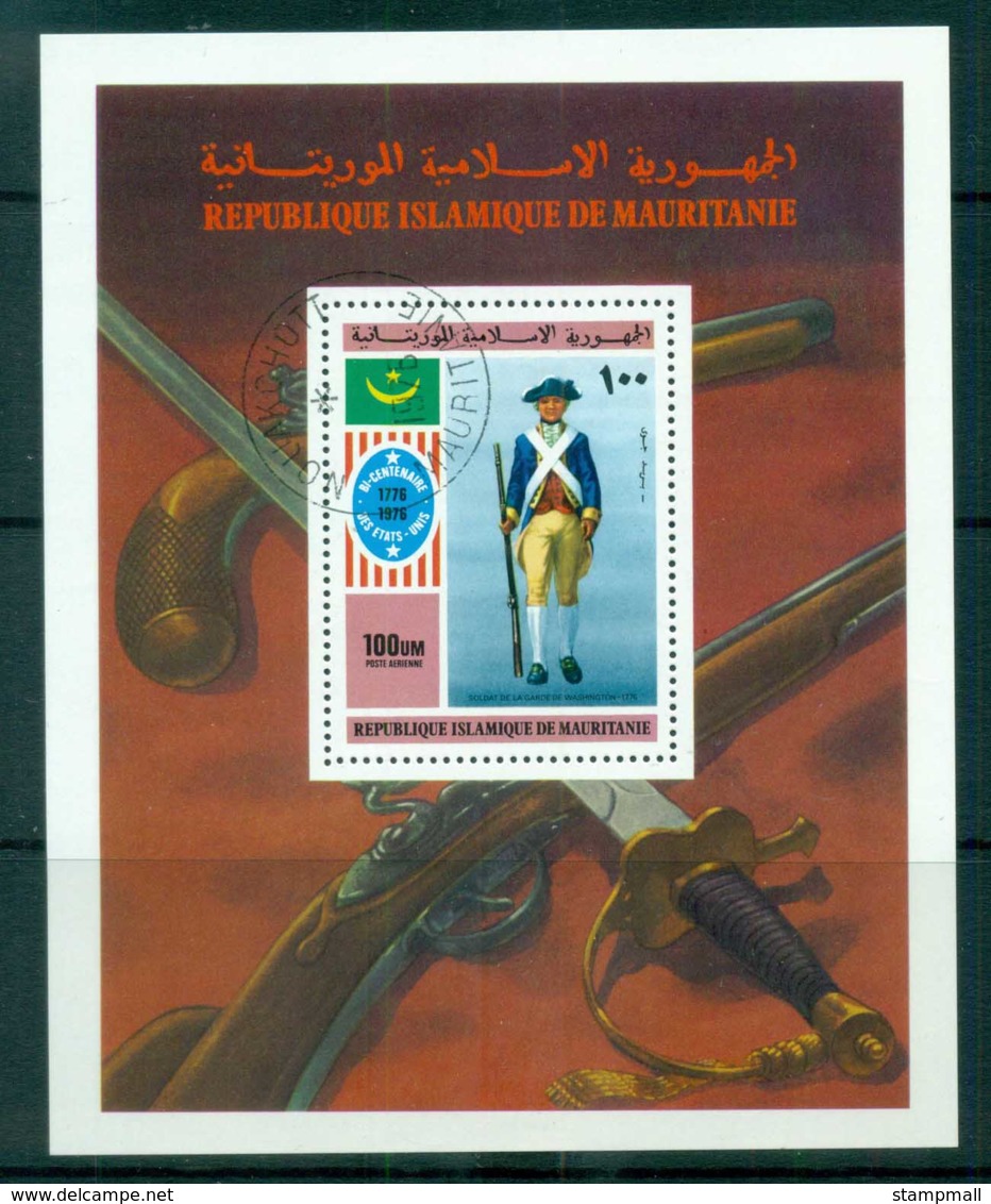 Mauritania 1976 American Bicentenary MS CTO - Mauritania (1960-...)