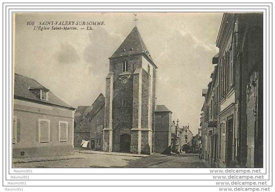 80 SAINT VALERY SUR SOMME - Eglise Saint Martin - Saint Valery Sur Somme