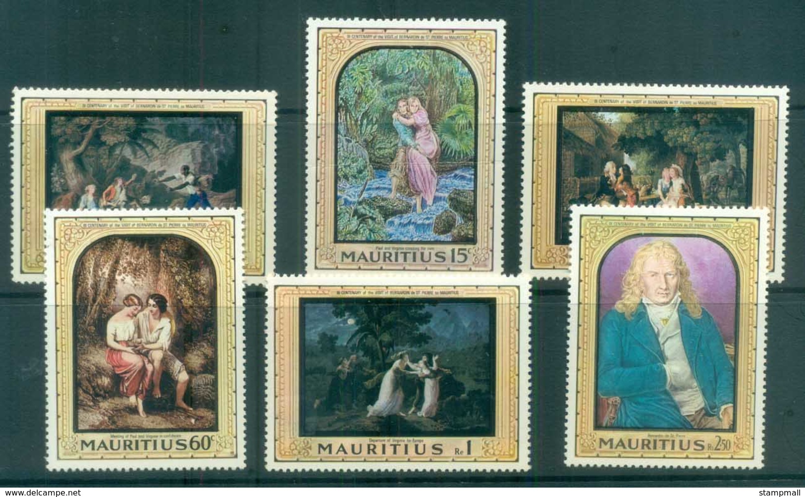 Mauritius 1968 Paintings, Paul & Virginie MUH Lot78103 - Mauritius (1968-...)