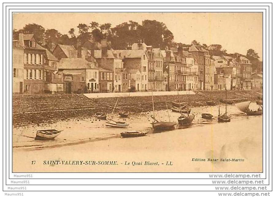 80 SAINT VALERY SUR SOMME - Le Quai Blavet - Saint Valery Sur Somme