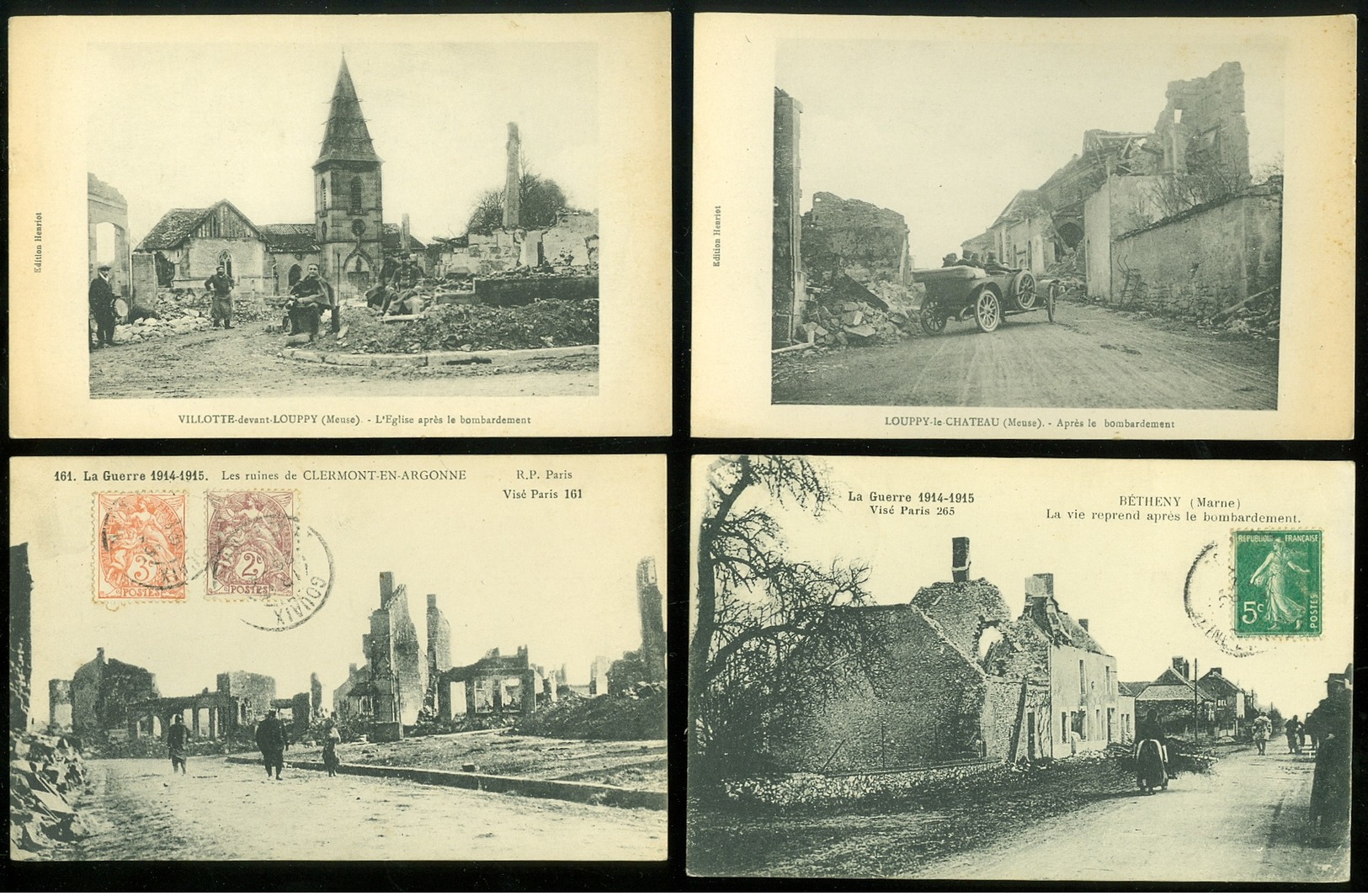 Beau Lot De 50 Cartes Postales De France Guerre Ruines Soldat  Mooi Lot Van 50 Postkaarten Van Frankrijk  Oorlog  Ruinen - 5 - 99 Cartes