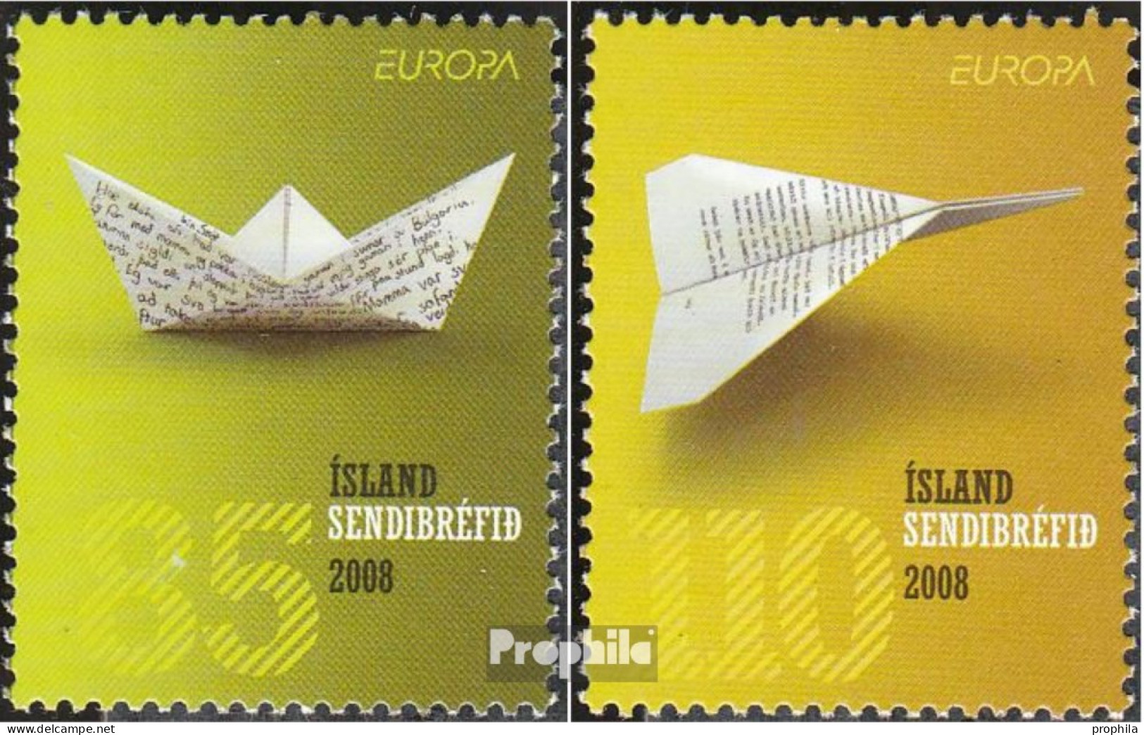 Island 1205-1206 (kompl.Ausg.) Postfrisch 2008 Europa - Ungebraucht