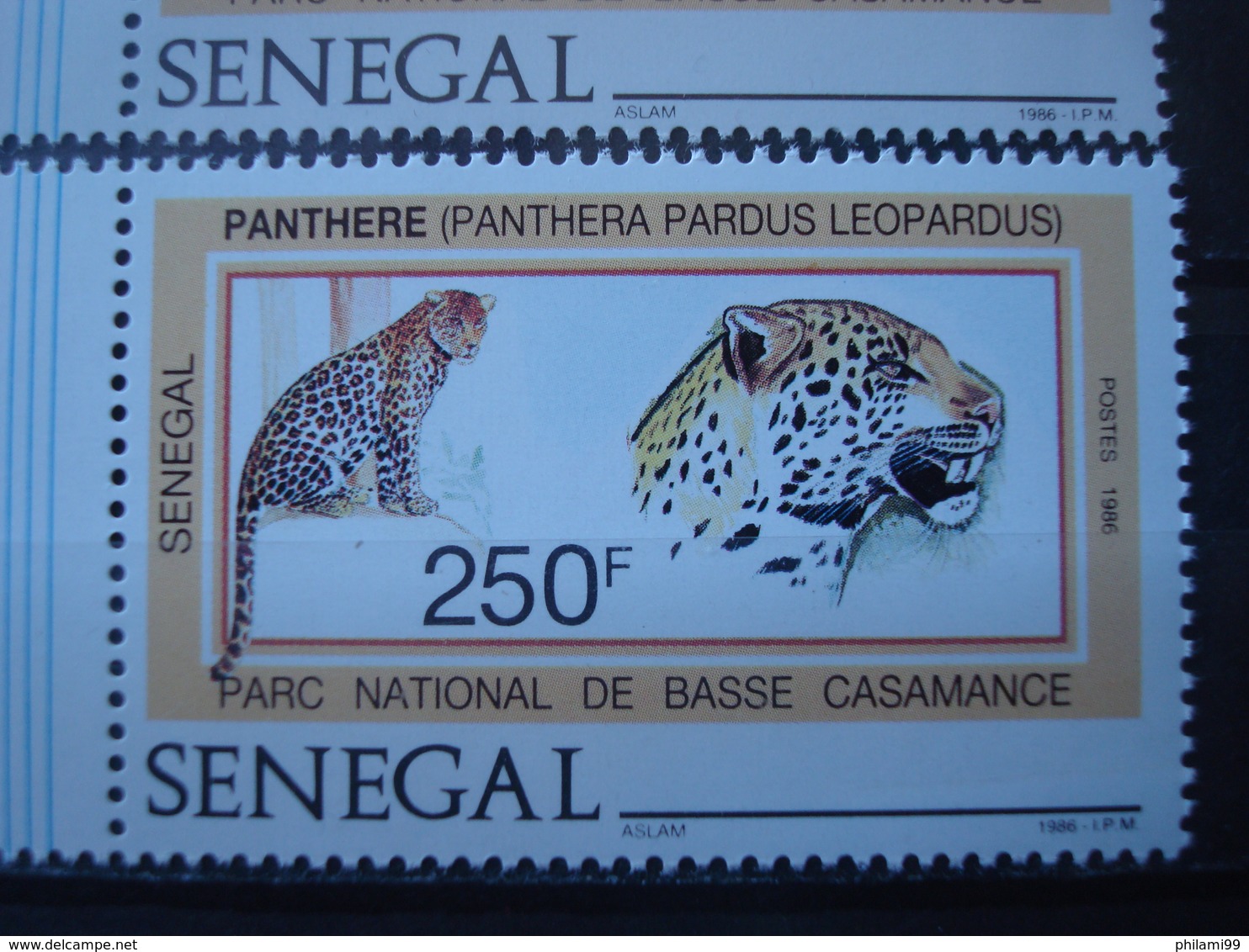 SENEGAL 1987 Nr 722/725 + 726/727 MNH** / CASAMANCE FAUNA BUZIN MAMMALS BIRDS / 1986 - Senegal (1960-...)