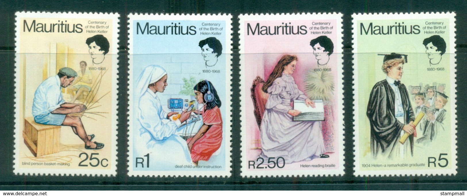 Mauritius 1980 Hellen Keller MLH - Mauritius (1968-...)