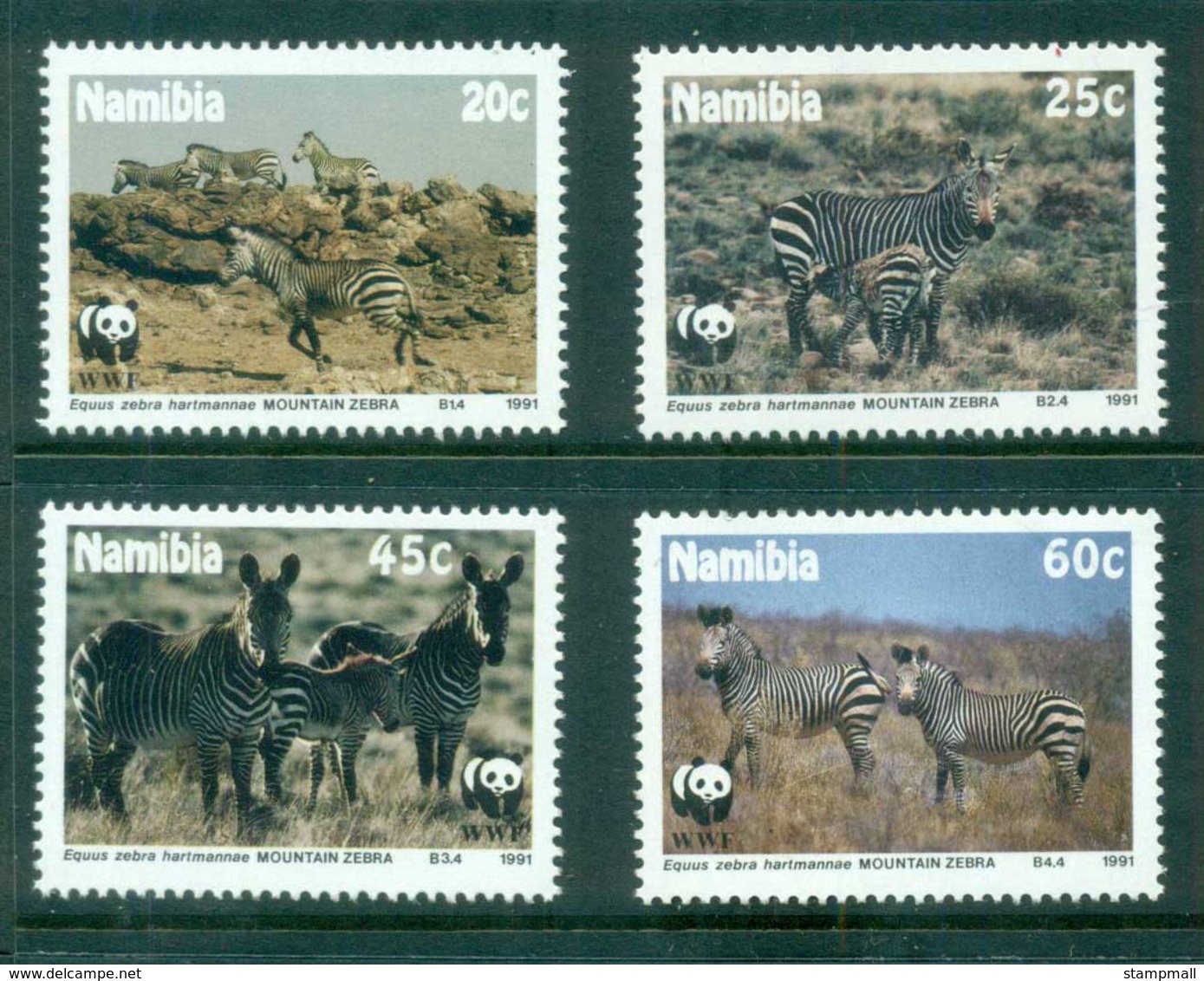 Namibia 1991 Mountain Zebras MUH - Namibia (1990- ...)
