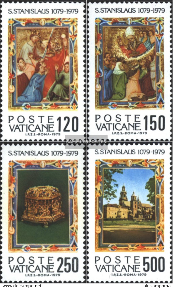 Vatikanstadt 739-742 (complete Issue) Unmounted Mint / Never Hinged 1979 Holy. Stanislaus - Ongebruikt