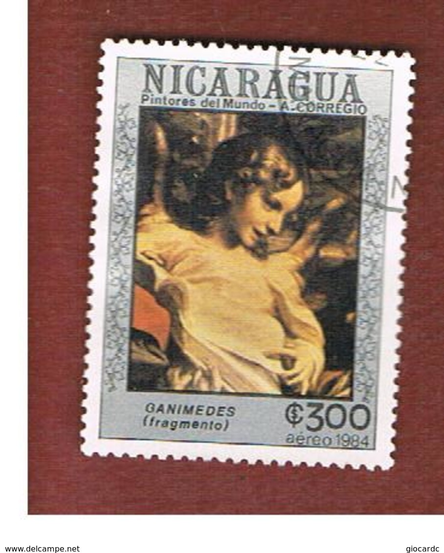 NICARAGUA - SG  2595    -    1984  CORREGGIO:   GANYMEDESI   -  USED° - Nicaragua