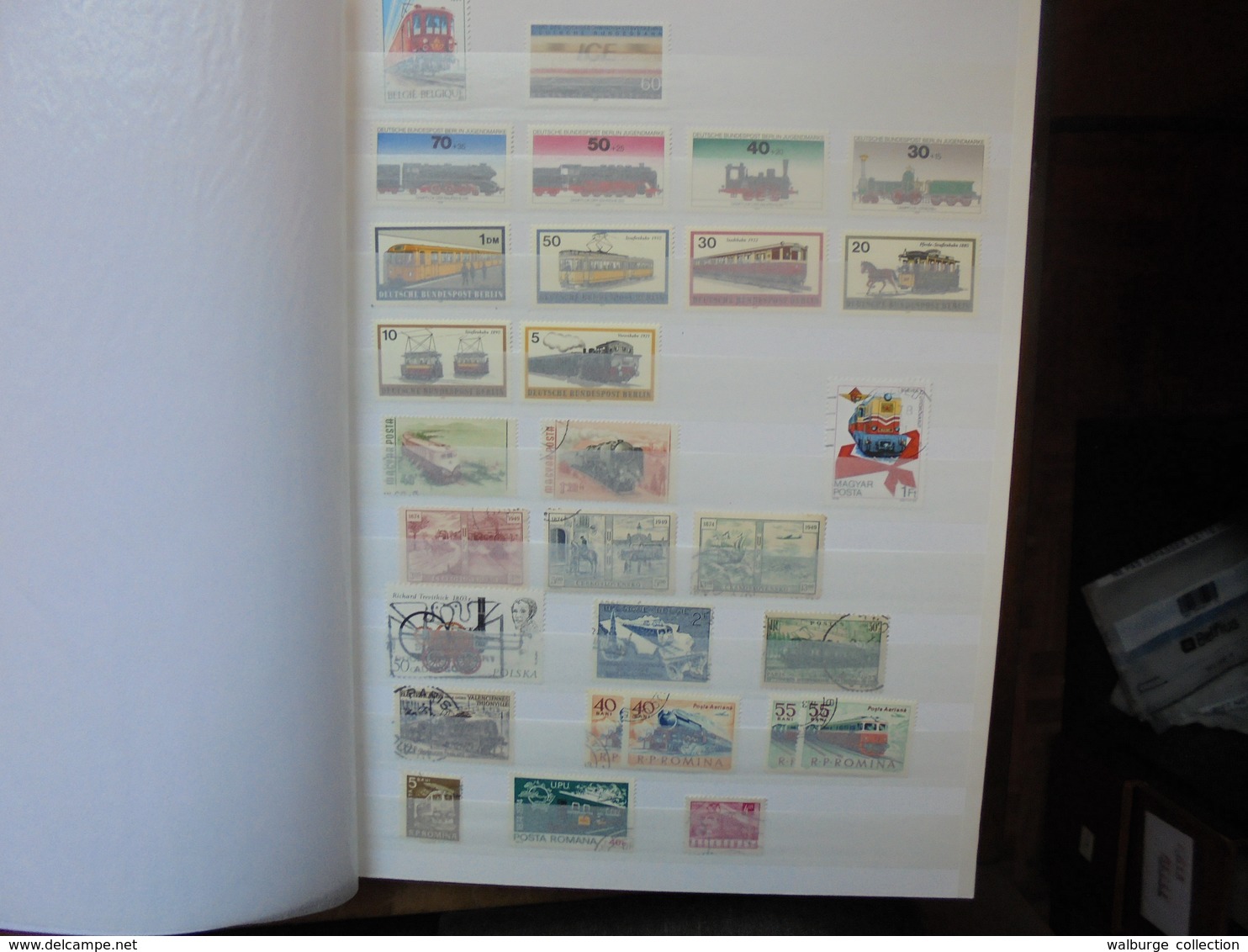 TRAINS ET LOCOMOTIVES-EUROPE/MONDE (2241) 650 Grammes - Trains