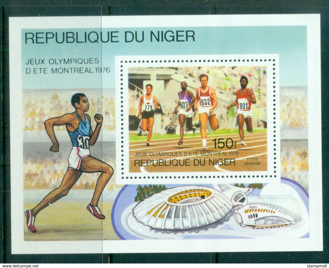 Niger 1976 Summer Olympics, Montreal MS MUH - Niger (1960-...)