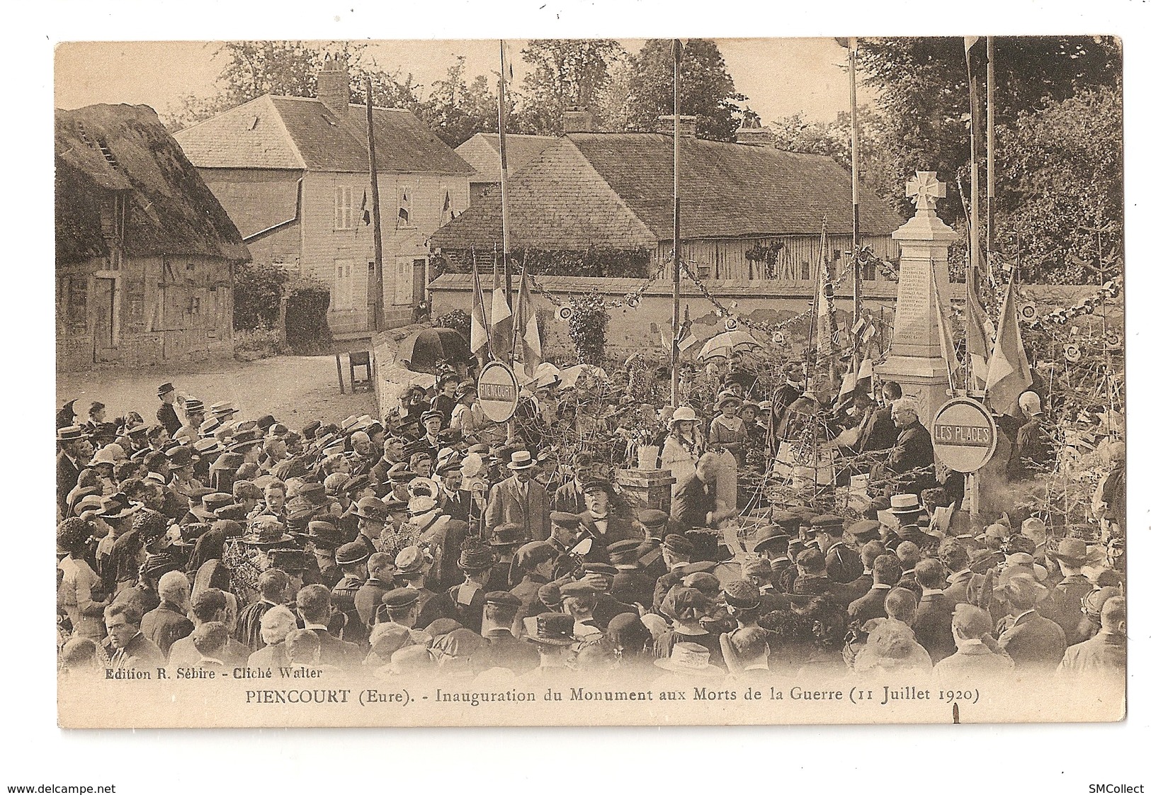 27 Piencourt, Inauguration Du Monument Aux Morts (A5p57) - Autres & Non Classés