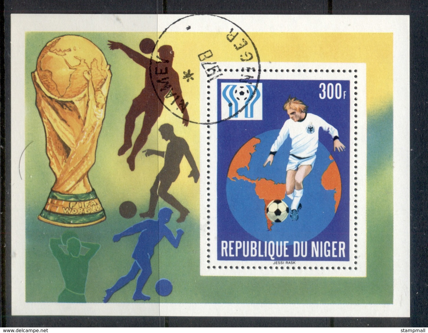 Niger 1978 World Cup Soccer MS CTO - Niger (1960-...)