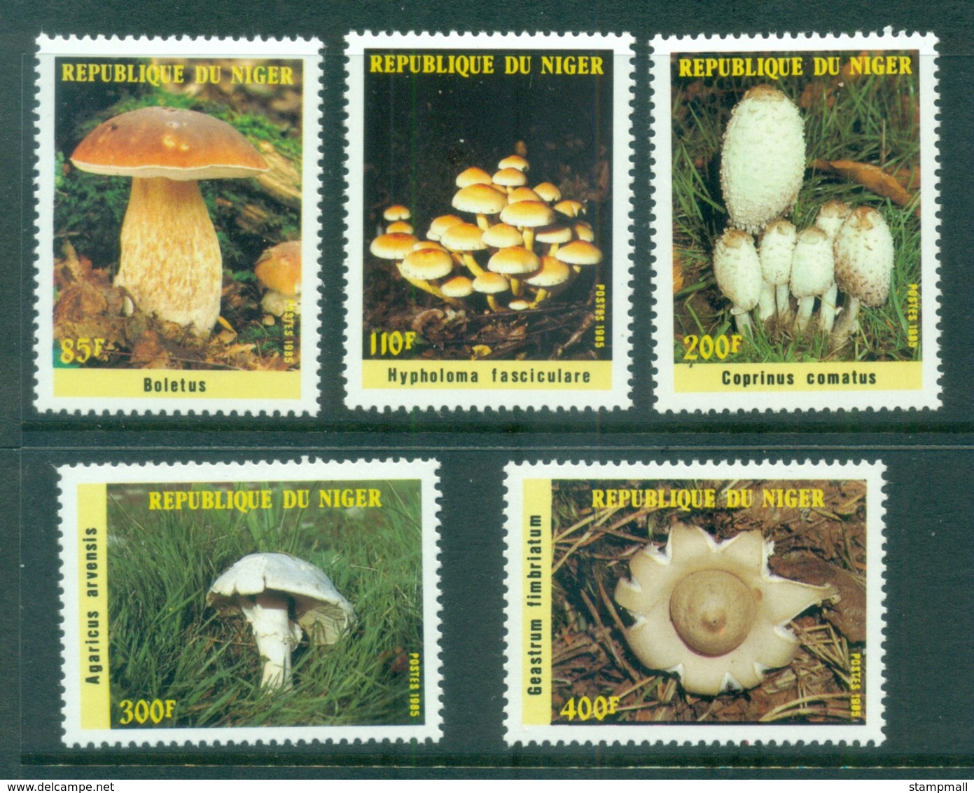 Niger 1985 Funghi, Mushrooms MUH - Niger (1960-...)