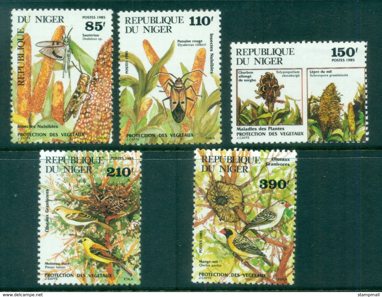 Niger 1985 Insects Destroying Crops MUH - Niger (1960-...)