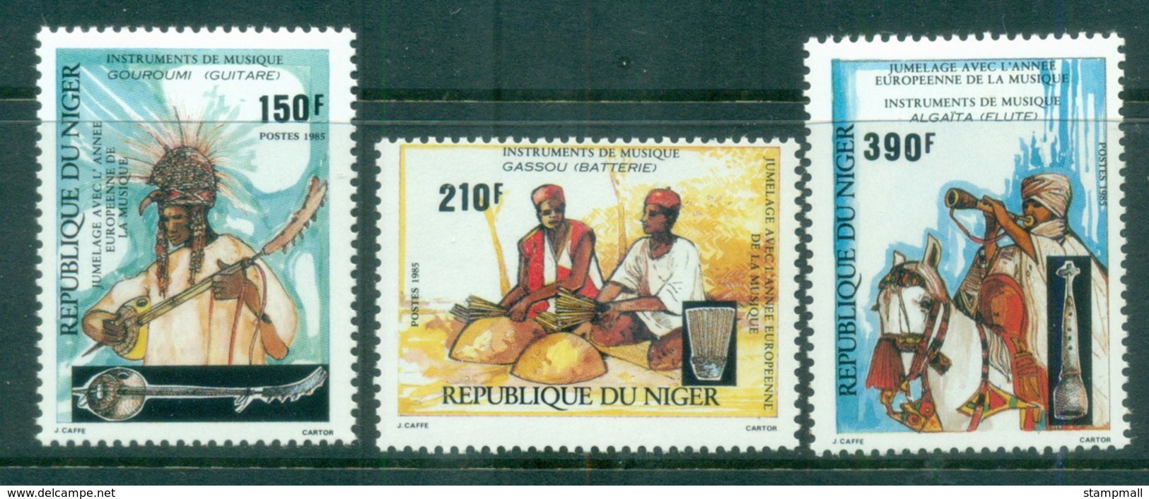 Niger 1985 Traditional Musical Instruments MUH - Niger (1960-...)