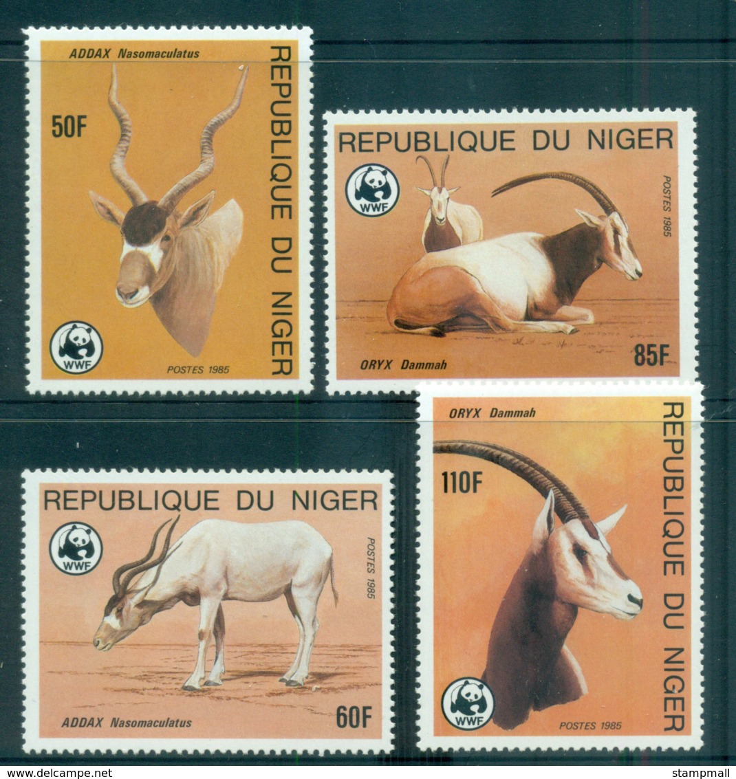 Niger 1985 WWF Desert Antelope MUH Lot64086 - Niger (1960-...)