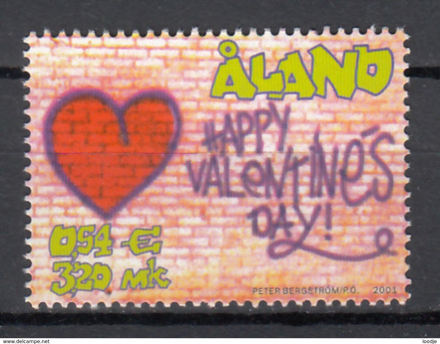 Aland Mi 190 Valentine,s Day Postfris M.n.h. - Aland