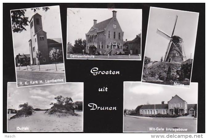 371295Groeten Uit Drunen (kleine Vouwen In De Hoeken) - Autres & Non Classés